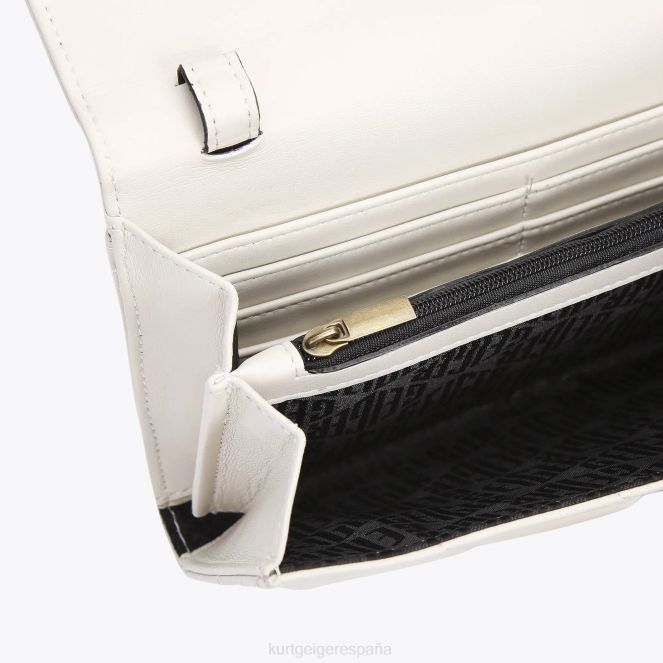 Kurt Geiger mujer cartera con cadena y ojo kensington london 2LPR56 | bolsas hueso